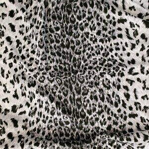 Fabric - Animal Print - Black and White